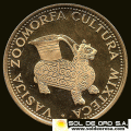 72 - PARAGUAY - PM 107 - 1.500 GUARANIES, 1973 - Motivo: VASIJA ZOOMORFA - CULTURA MIXTECA - MONEDAS CONMEMORATIVAS DE ORO