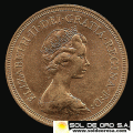 INGLATERRA - SOVEREIGN, LIBRA INGLESA (ELIZABETH II - CORONADA), 1980 - MONEDA DE ORO