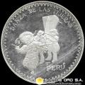 NA4  - PERU - 1 NUEVO SOL - 1997 - DANZA DE LAS TIJERAS - MONEDA DE PLATA