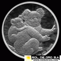AUSTRALIA - AUSTRALIAN KOALA - 1 DOLLAR - ELIZABETH II - 2008 - MONEDA DE PLATA