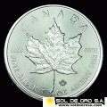 CANADA - 5 DOLLARS - MAPLE - ELIZABETH II - 2021 - ONZA DE PLATA 999