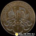 AUSTRIA - REPUBLIK OSTERREICH - 100 EUROS, 2014 - MONEDA / ONZA DE ORO 999 / 24 KILATES