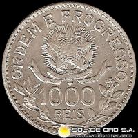 NA2 - BRASIL - 1.000 REIS - 1913 - MONEDA DE PLATA