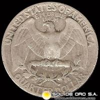 NA3 - ESTADOS UNIDOS - UNITED STATES - WASHINGTON QUATER DOLLAR, 1954 - MONEDA DE PLATA
