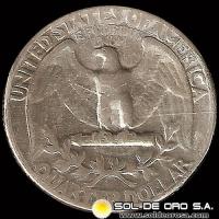 NA3 - ESTADOS UNIDOS - UNITED STATES - WASHINGTON QUATER DOLLAR, 1956 - MONEDA DE PLATA