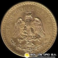 REPUBLICA DE MEXICO - 50 PESOS, 1945 - MONEDA DE ORO