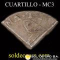 MONEDA CORTADA / GUERRA DE LA TRIPLE ALIANZA (CUARTILLO) - Sobre 4 SOLES de 1830 (Catalogaci