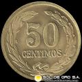 NUMIS - MONEDAS DEL PARAGUAY - 50 CENTIMOS - 1944 - MONEDA DE ALUMINIO Y BRONCE