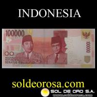 BANK INDONESIA - 100.000 RUPIAH / SERATUS RIBU RUPIAH, 2.014