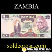 BANK OF ZAMBIA - (50) FIFTY KWACHA