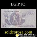 CENTRAL BANK OF EGYPT - (25) TWENTY-FIVE PIASTRES