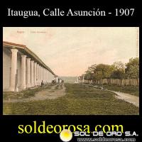POSTAL DE PARAGUAY - CIUDAD DE ITAUGUA - CALLE ASUNCI