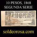 Billetes 1868 - 2da Serie
